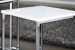 Stoliki Trion New Fusion białe lakierowane zestaw 3 sztuki - Invicta Interior 8
